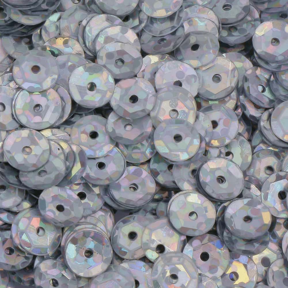 Lantejoula Holografica 6mm Lantecor Pacote Com 1000un